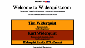 What Widerquist.com website looked like in 2016 (7 years ago)