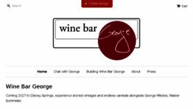 What Winebargeorge.com website looked like in 2016 (7 years ago)