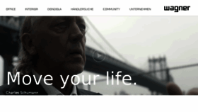What Wagner-living.com website looked like in 2016 (7 years ago)