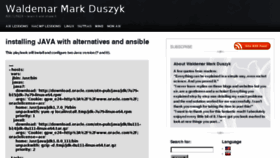 What Wmduszyk.com website looked like in 2016 (7 years ago)