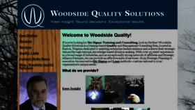 What Woodsidequality.com website looked like in 2016 (7 years ago)