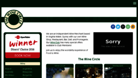 What Winecircle.co.uk website looked like in 2016 (7 years ago)