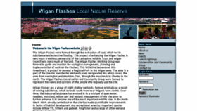 What Wiganflashes.org website looked like in 2016 (7 years ago)