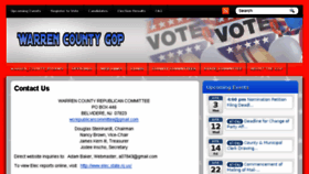 What Warrencountygop.com website looked like in 2016 (7 years ago)