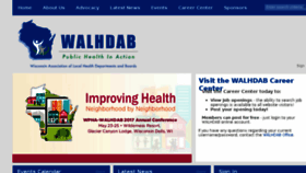 What Walhdab.org website looked like in 2016 (7 years ago)