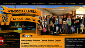 What Windsor-csd.org website looked like in 2016 (7 years ago)
