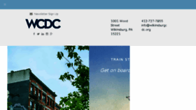 What Wilkinsburgcdc.org website looked like in 2016 (7 years ago)