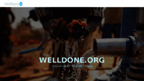 What Welldone.org website looked like in 2016 (7 years ago)