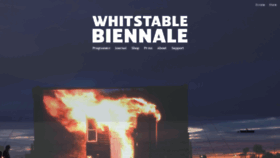 What Whitstablebiennale.com website looked like in 2016 (7 years ago)