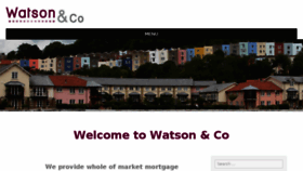 What Watsonandcompany.co.uk website looked like in 2016 (7 years ago)
