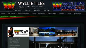 What Wyllietiles.com.au website looked like in 2016 (7 years ago)