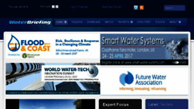 What Waterbriefing.org website looked like in 2016 (7 years ago)