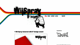 What Wiispray.com website looked like in 2016 (7 years ago)