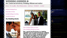 What Weddinggoddess.com website looked like in 2016 (7 years ago)