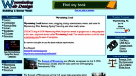 What Wyomissing.com website looked like in 2016 (7 years ago)
