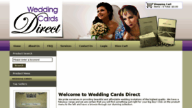 What Weddingcardsdirect.co.uk website looked like in 2016 (7 years ago)