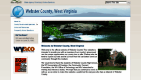 What Webstercounty.wv.gov website looked like in 2016 (7 years ago)