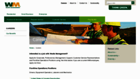 What Wmcareers.com website looked like in 2011 (12 years ago)