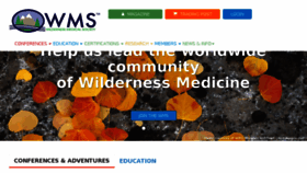 What Wms.org website looked like in 2017 (7 years ago)