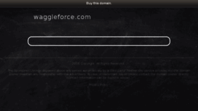 What Waggleforce.com website looked like in 2017 (7 years ago)