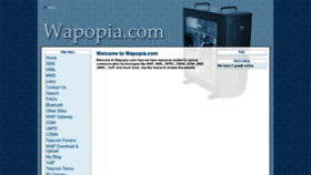 What Wapopia.com website looked like in 2017 (7 years ago)