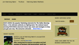 What Watchdognation.com website looked like in 2017 (7 years ago)