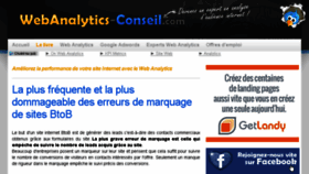 What Webanalytics-conseil.com website looked like in 2017 (7 years ago)