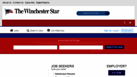 What Winchestervirginiajobs.com website looked like in 2017 (7 years ago)