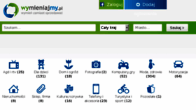 What Wymieniajmy.pl website looked like in 2017 (7 years ago)