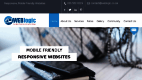 What Weblogic.co.za website looked like in 2017 (7 years ago)
