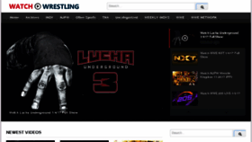 What Watchwrestling.cz website looked like in 2017 (7 years ago)