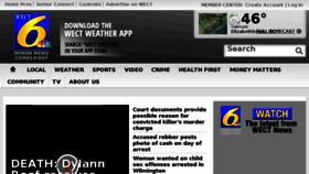 What Wect.tv website looked like in 2017 (7 years ago)