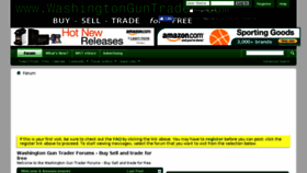 What Washingtonguntrader.com website looked like in 2017 (7 years ago)