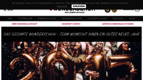 What Wunderschuh.de website looked like in 2017 (7 years ago)