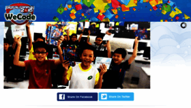 What Wecode.asia website looked like in 2017 (8 years ago)