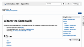 What Wiki.iiet.pl website looked like in 2017 (7 years ago)