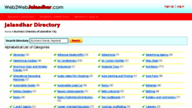 What Web2webjalandhar.com website looked like in 2017 (7 years ago)