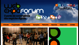What Webexpoforum.com.br website looked like in 2017 (7 years ago)