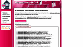 What Wooncomputer.nl website looked like in 2017 (7 years ago)