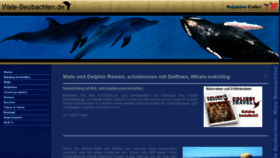 What Wale-beobachten.de website looked like in 2017 (7 years ago)