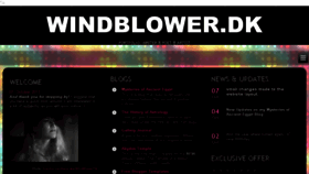 What Windblower.dk website looked like in 2017 (7 years ago)