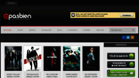 What Www-cpasbien.com website looked like in 2017 (9 years ago)
