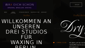 What Waxdichschoen.de website looked like in 2017 (7 years ago)