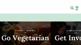 What Worldvegetarianday.org website looked like in 2017 (7 years ago)