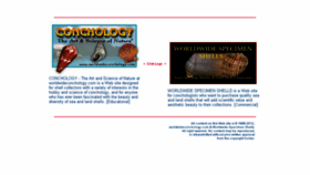 What Worldwideconchology.com website looked like in 2017 (7 years ago)