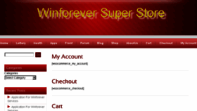 What Winforever.net website looked like in 2017 (7 years ago)