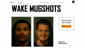 What Wakemugshots.com website looked like in 2017 (7 years ago)