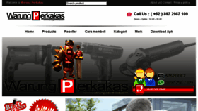 What Warungperkakas.com website looked like in 2017 (7 years ago)