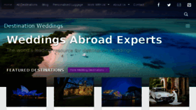 What Weddingsabroad.com website looked like in 2017 (7 years ago)