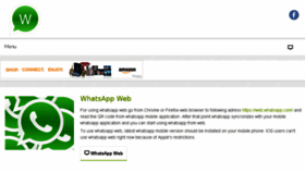 What Webwhatsup.com website looked like in 2017 (7 years ago)